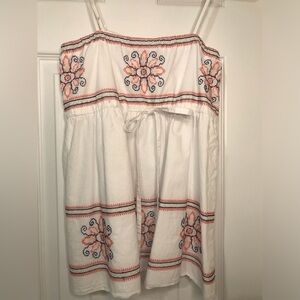 Chelsea & Violet Embroidered Spaghetti Strap Top